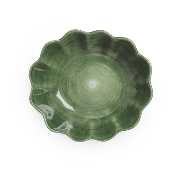 Oyster skål 16x18 cm - Forest green - Mateus