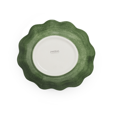 Oyster skål 16x18 cm - Forest green - Mateus