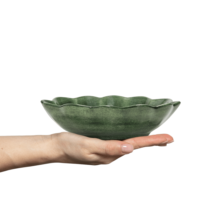 Oyster skål 16x18 cm, Forest green Mateus
