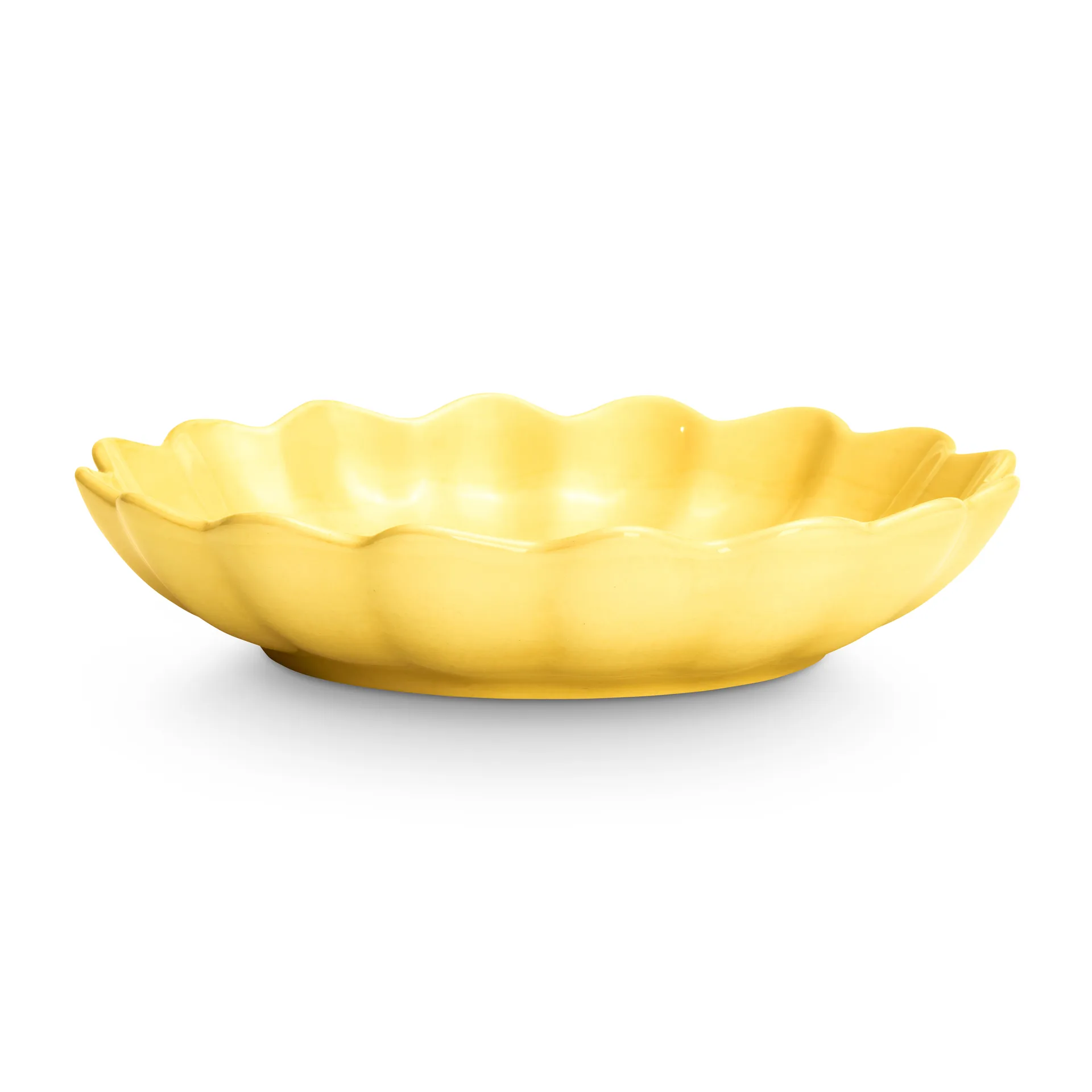 Oyster skål Ø24 cm, Gul Mateus
