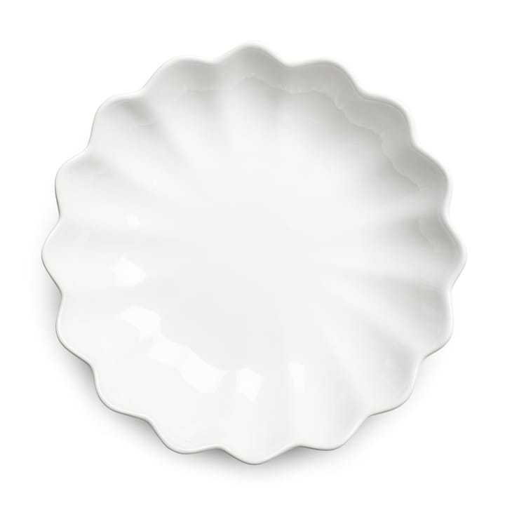 Oyster skål Ø24 cm, Vit Mateus