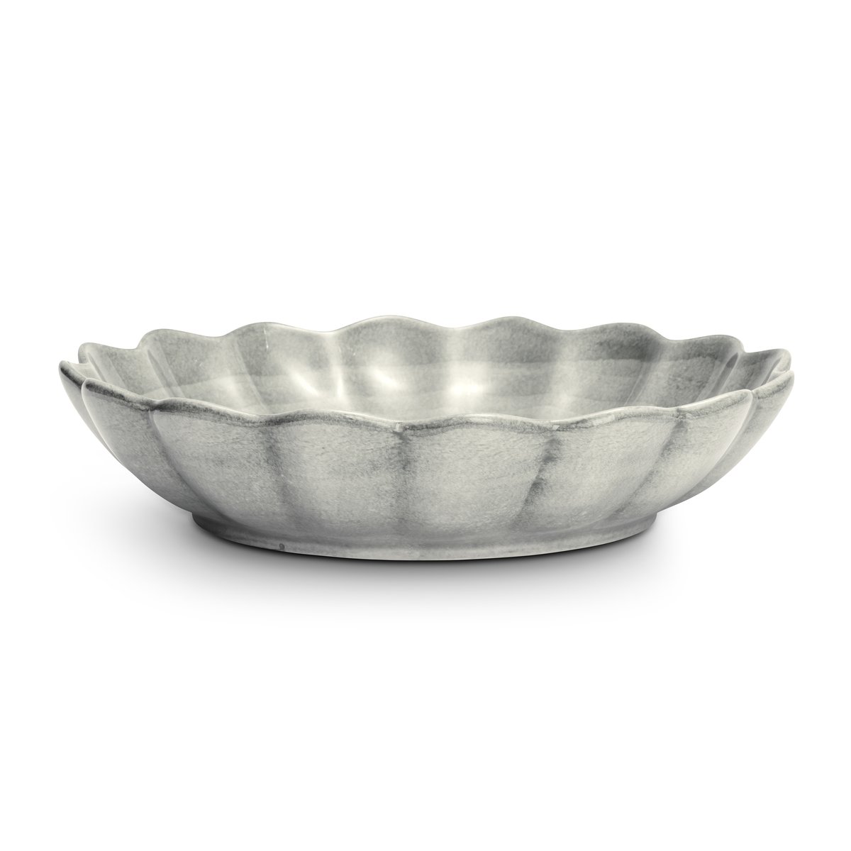 Mateus Oyster skål 31 cm Grå | Skandinavisk Design | Serveringsskålar | Grå