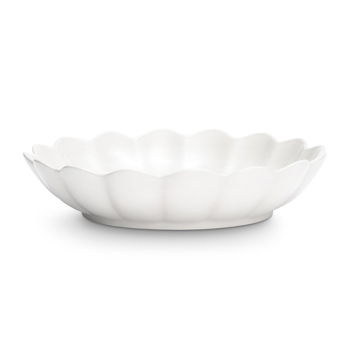 Mateus Oyster skål 31 cm Vit | Skandinavisk Design | Serveringsskålar | Vit