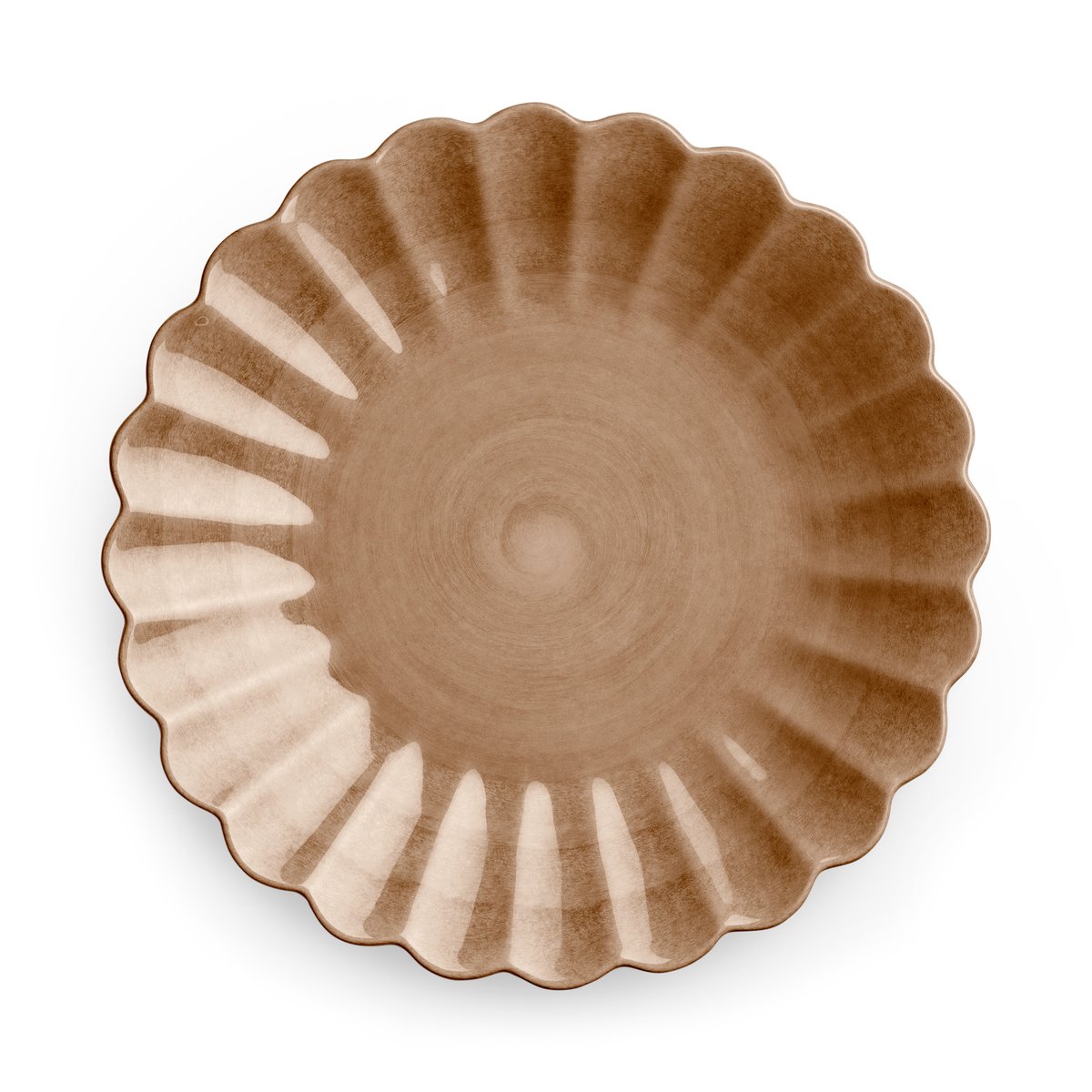 Mateus Oyster tallrik 20 cm Cinnamon | Skandinavisk Design | Assietter | Brun
