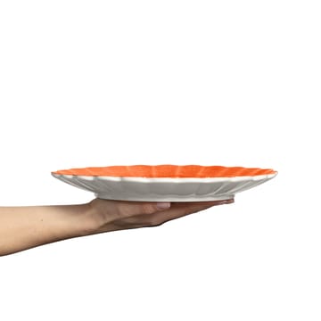 Oyster tallrik 28 cm - Orange - Mateus