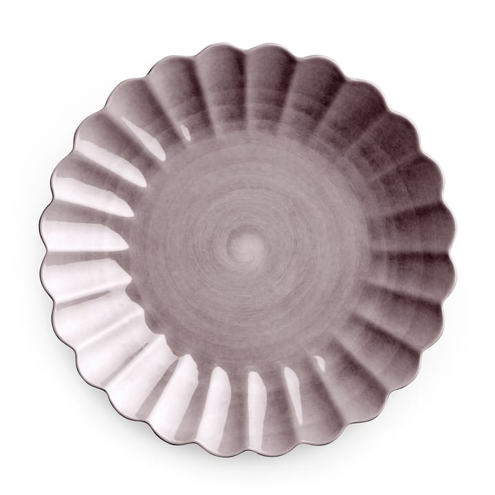 Oyster tallrik 28 cm - Plommon - Mateus