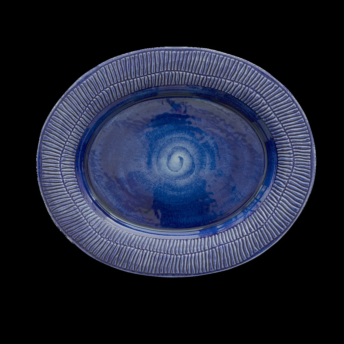 Mateus Stripes fat 30x35 cm Blå