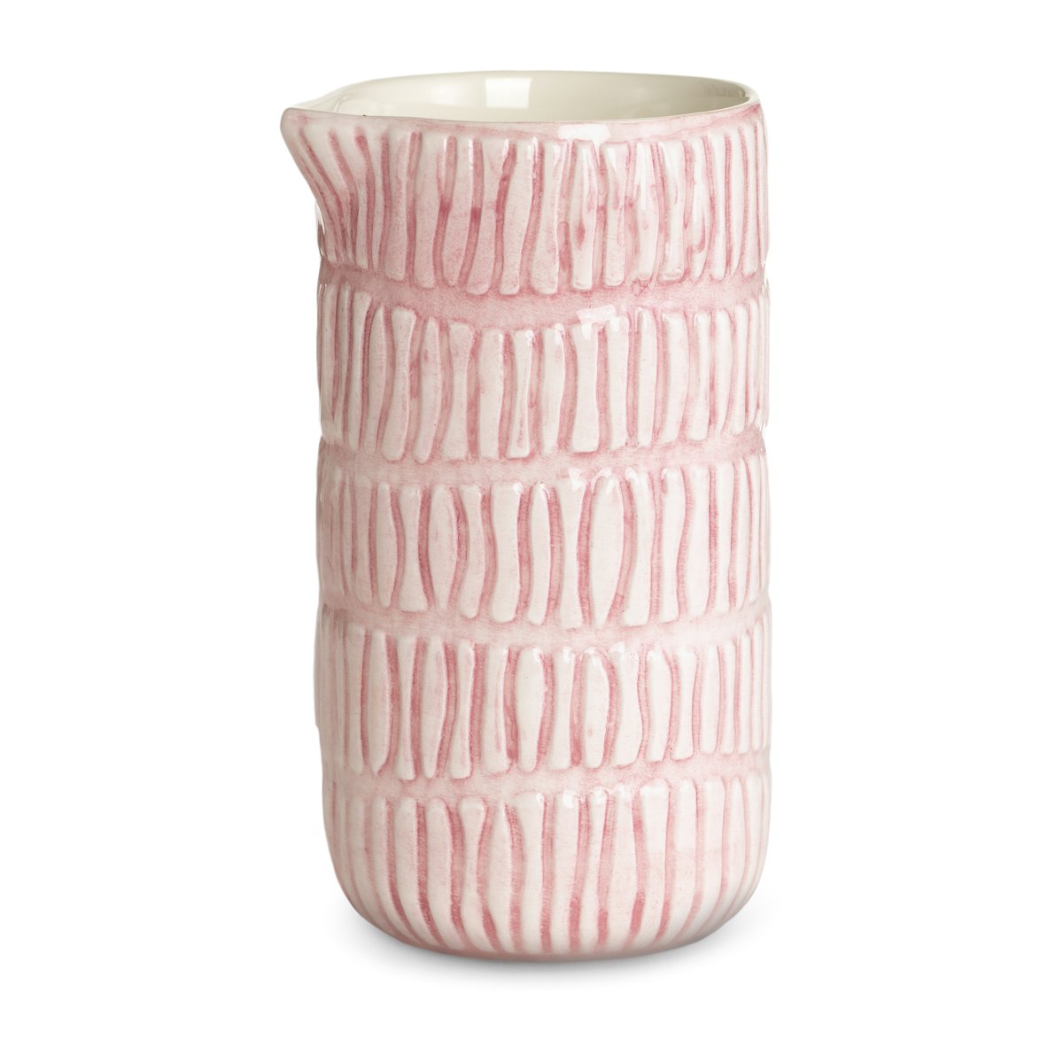 Mateus Stripes kanna 30 cl Ljusrosa | Skandinavisk Design | Mjölkkannor | Rosa