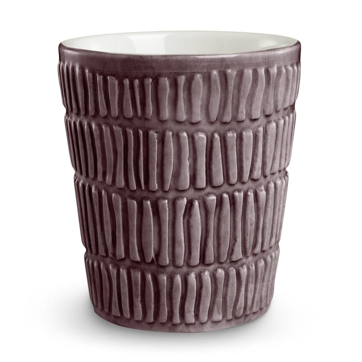 Stripes mugg 30 cl - Plum - Mateus