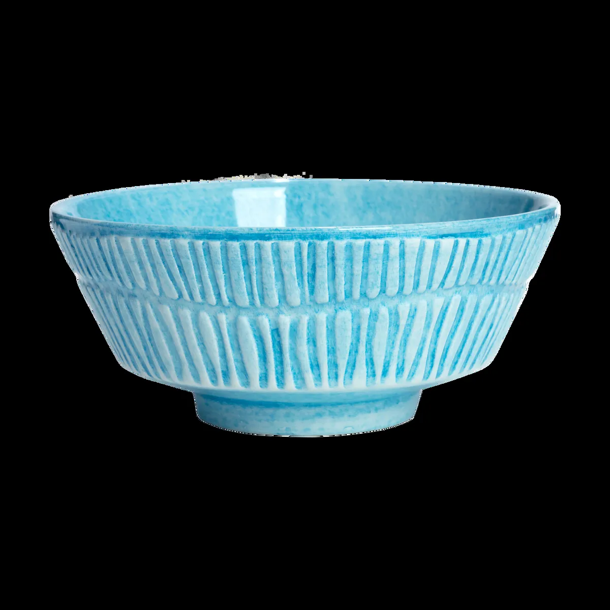Mateus Stripes skål Ø15 cm Turkos