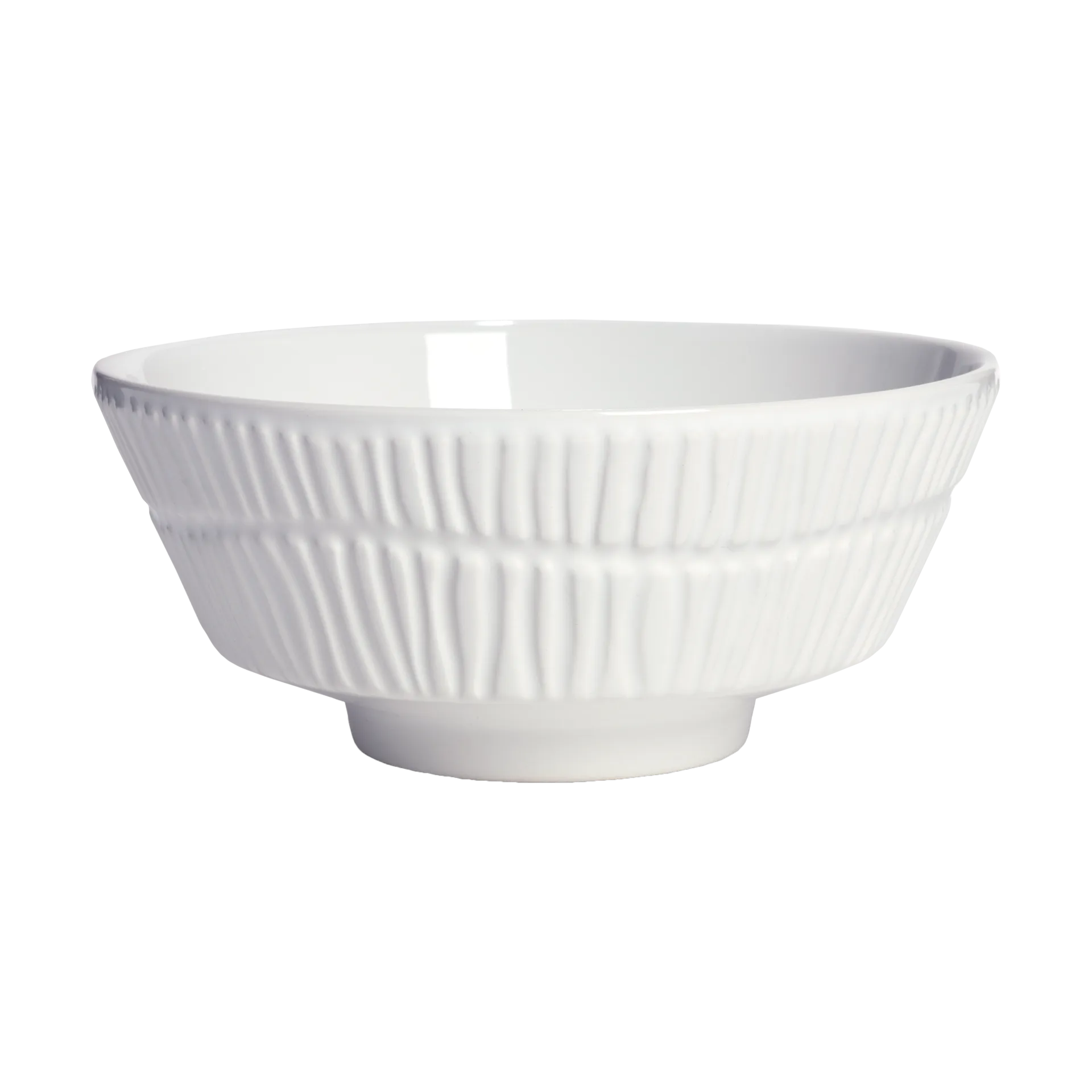 Stripes skål Ø15 cm, Vit Mateus