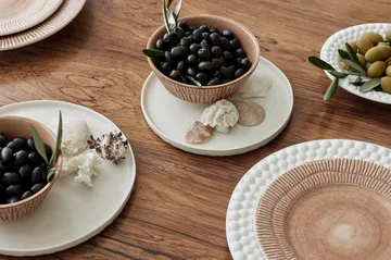 Stripes skål 16 cm - Cinnamon - Mateus