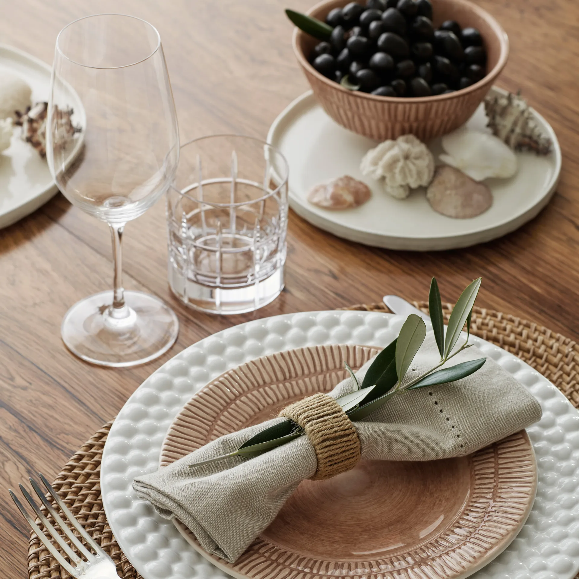 Stripes tallrik Ø21 cm, Cinnamon  Mateus