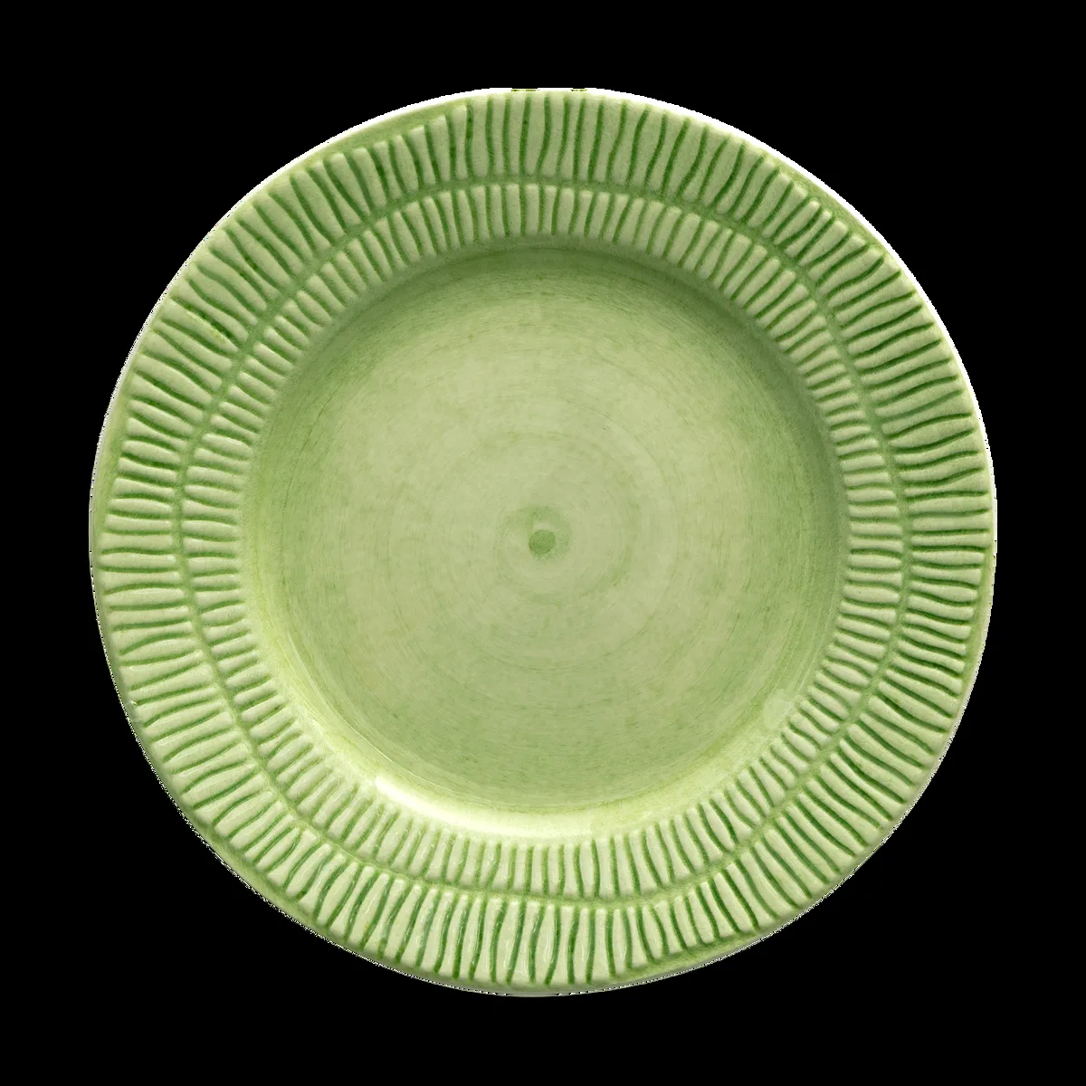 Mateus Stripes tallrik Ø21 cm Grön