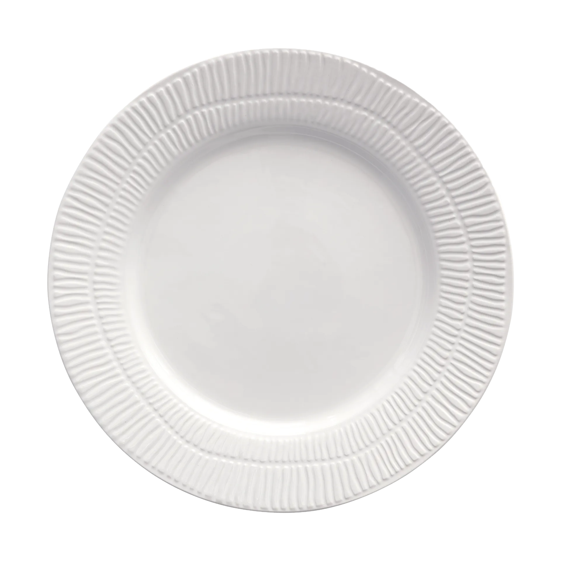 Stripes tallrik Ø28 cm, Vit Mateus