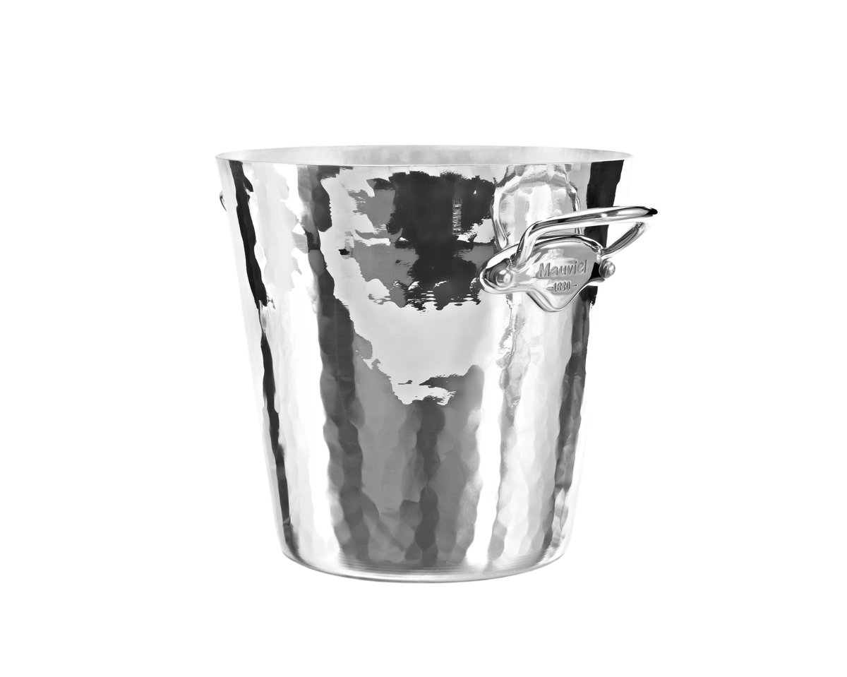 Mauviel Champagnekylare rund 20 cm Aluminium | Skandinavisk Design | Vinkylare & Champagnekylare | Silverfärgad