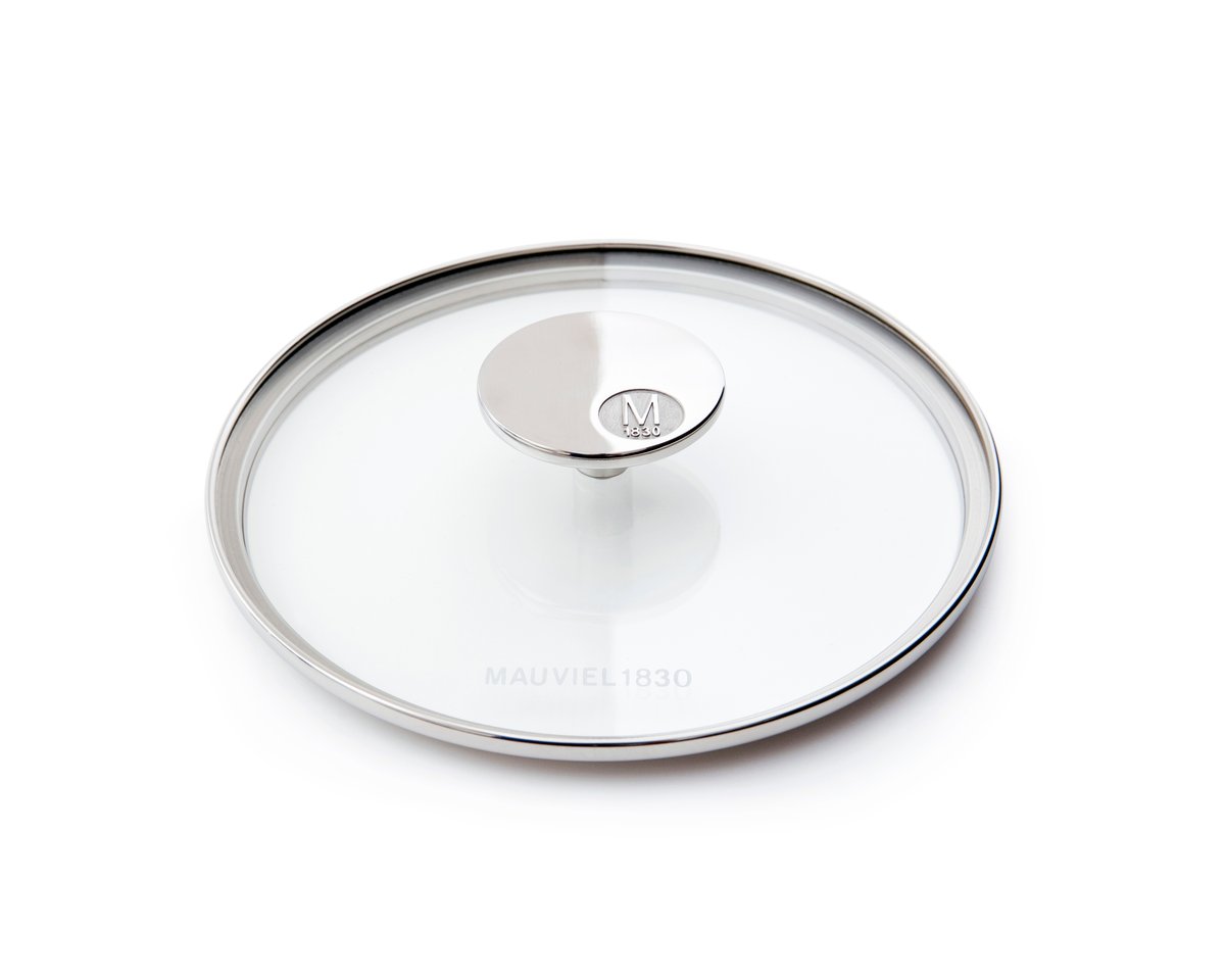 Mauviel Glaslock M'360 20 cm Glas-stål | Skandinavisk Design | Lock & Tillbehör | Transparent
