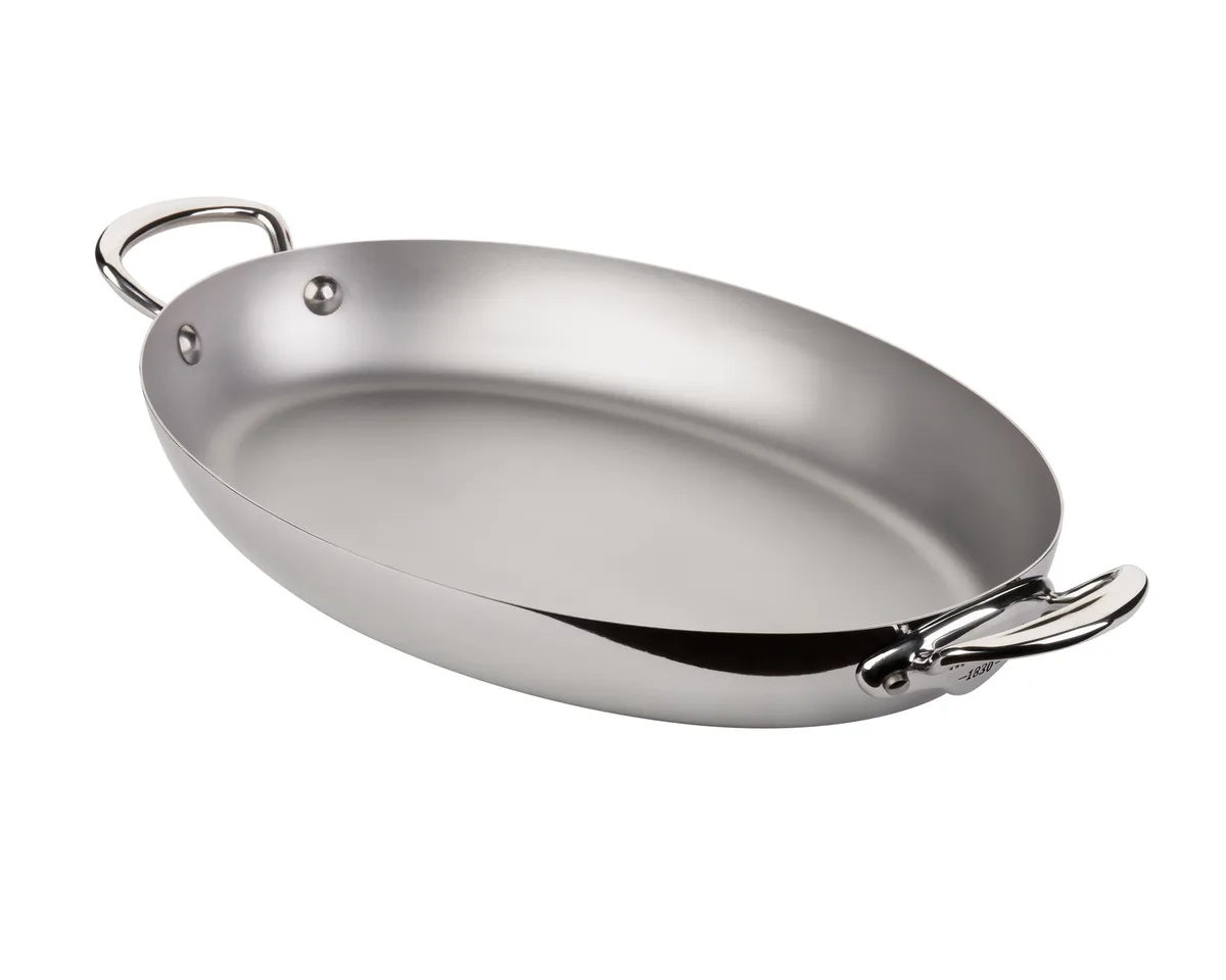Mauviel Panna med 2 handtag oval Cook Style 30 cm Stål