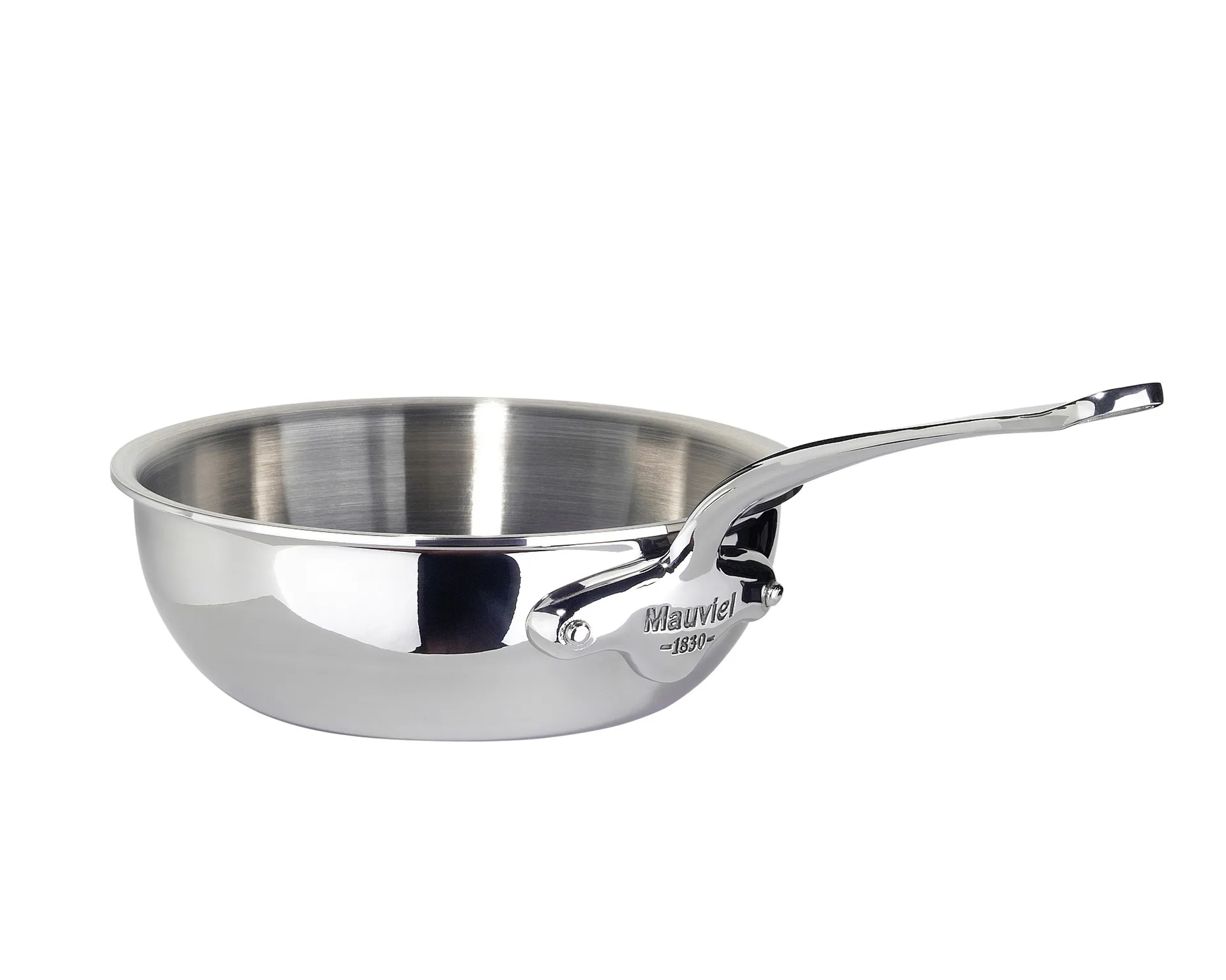 Sautépanna rundad Cook Style 2 l, Stål Mauviel