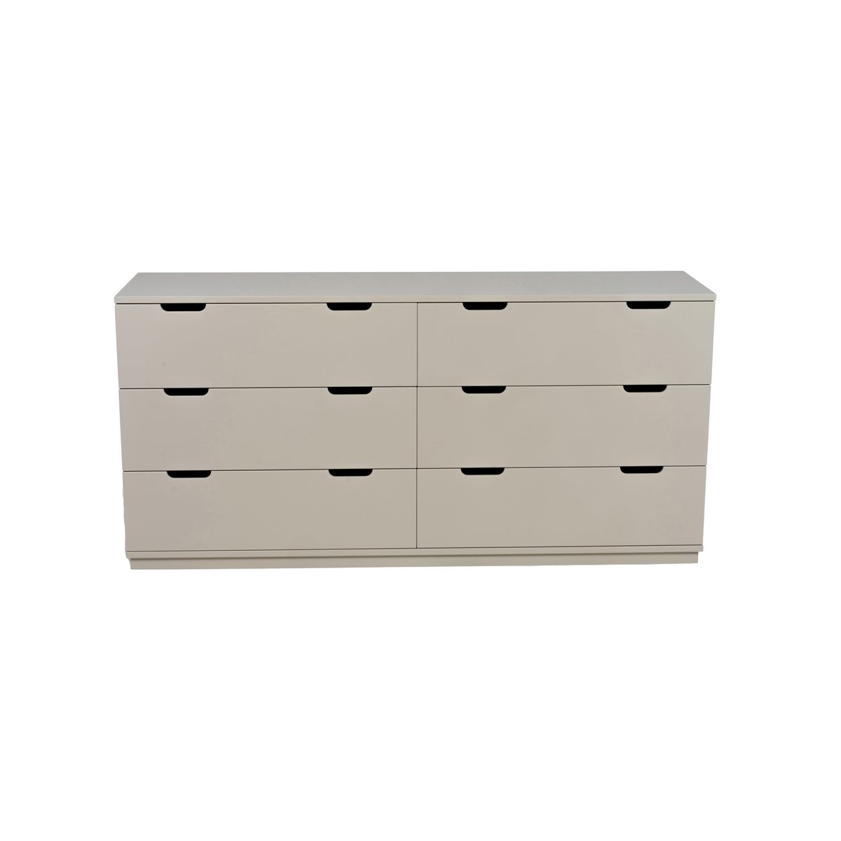 Mavis Aoko byrå dubbel 6 lådor Beige | Skandinavisk Design | Byråer | Beige