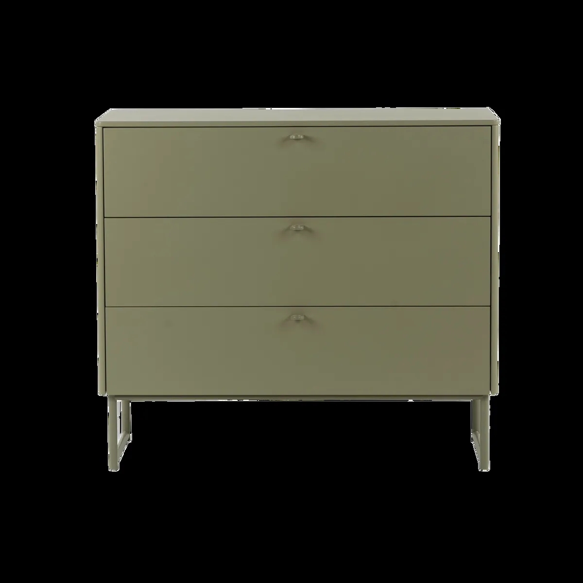 Mavis Deus byrå 3 lådor Olivgrå
