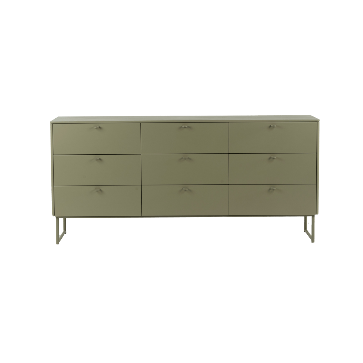 Mavis Deus byrå 9 lådor Olivgrå | Skandinavisk Design | Sideboards & Skänkar | Grå