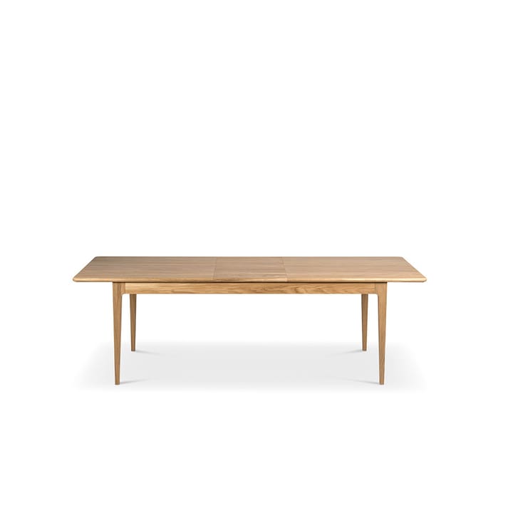 Höllviken matbord, ek vitpigmenterad mattlack, 1 ilägg, ek á 50 cm Mavis