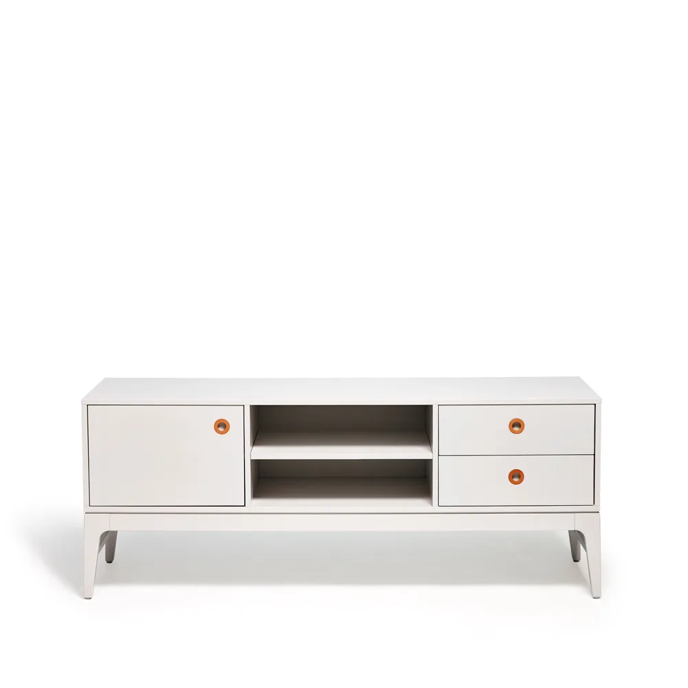 Mavis Höllviken mediabänk ljusgrå