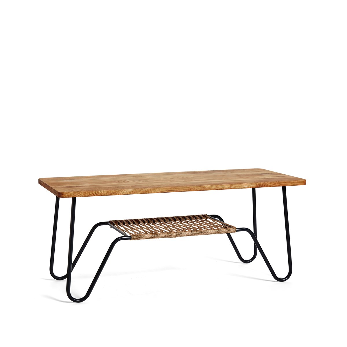 Mavis Marcel soffbord ek olja rustik, 120x50 | Skandinavisk Design | Soffbord | Beige