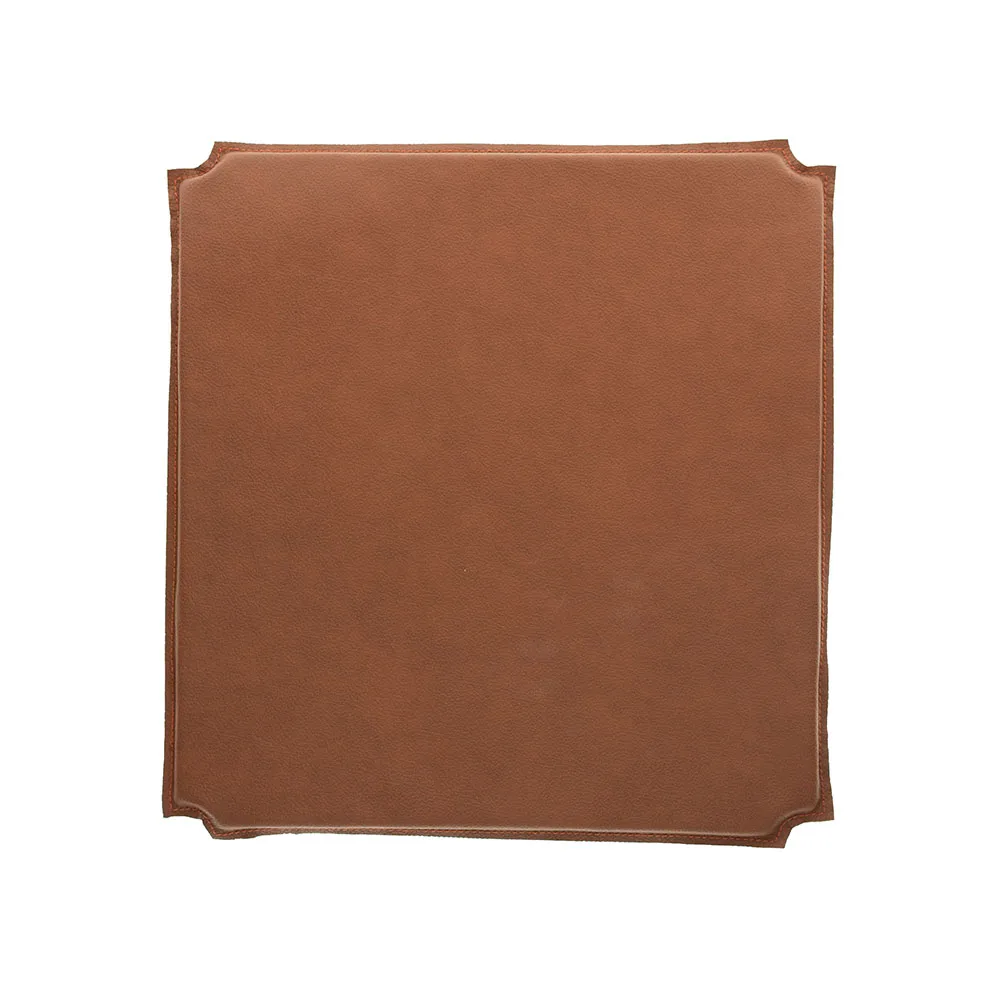 Rod stolsdyna, läder konjak Mavis