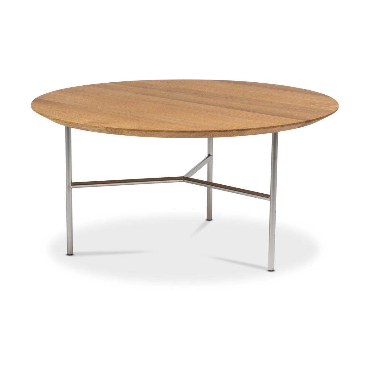 Mavis Tribeca soffbord ek olja rustik, satinkromade ben, 80