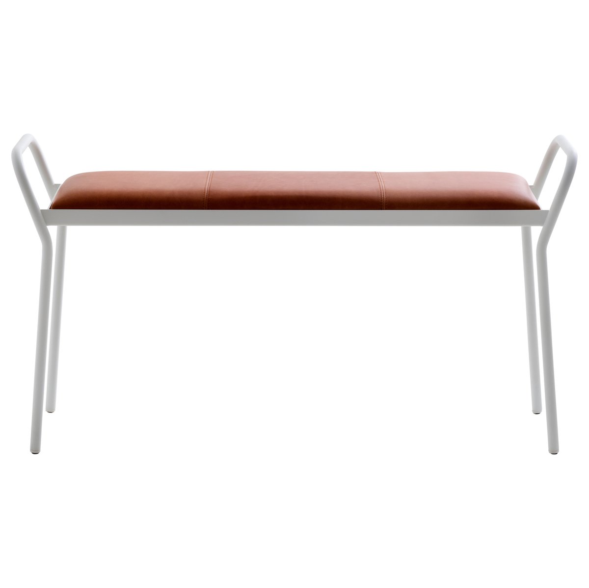 Maze Anytwo pall Vit-vintage cognac | Skandinavisk Design | Pallar | Vit