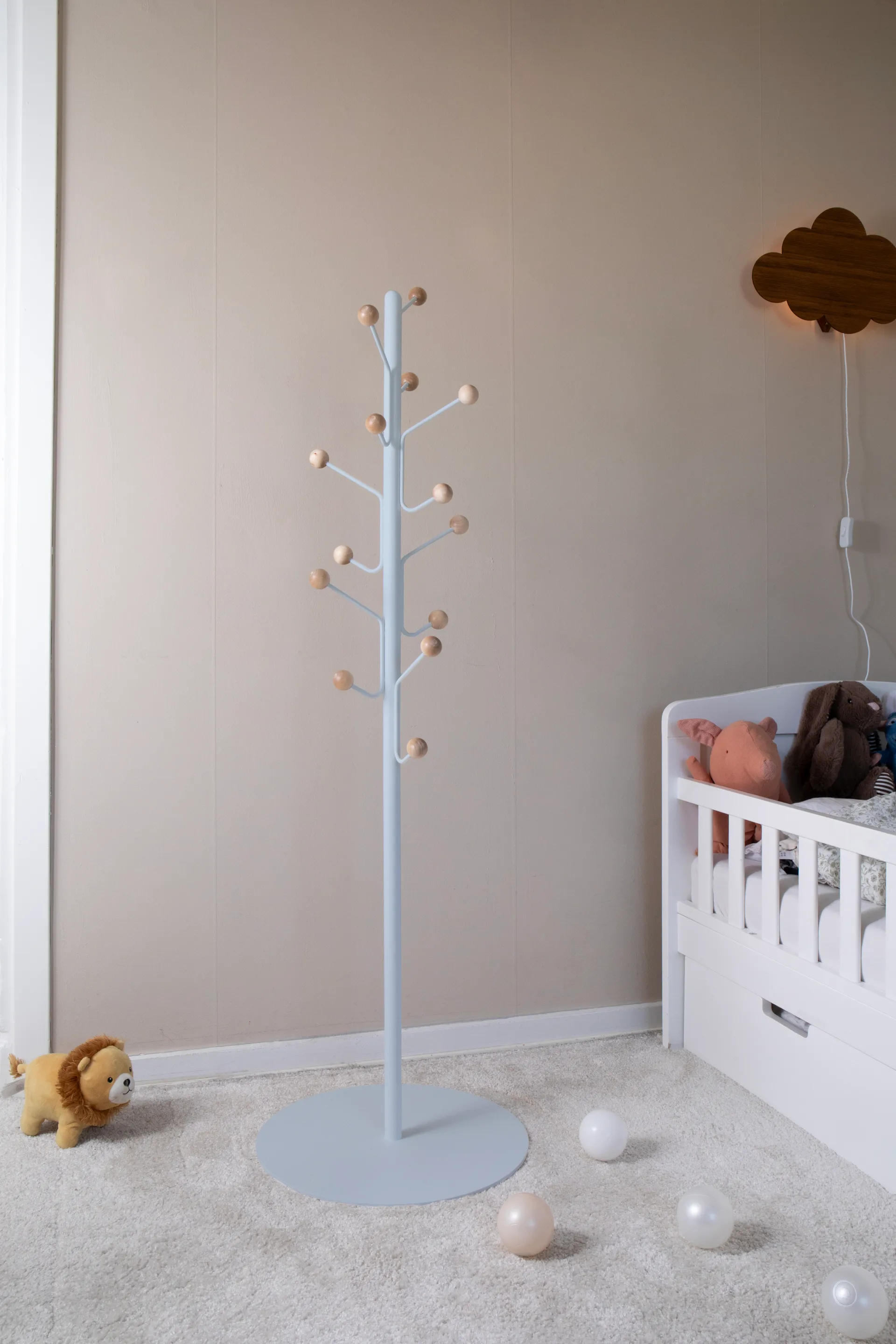 Bill Floor klädhängare junior, Pigeon blue Maze