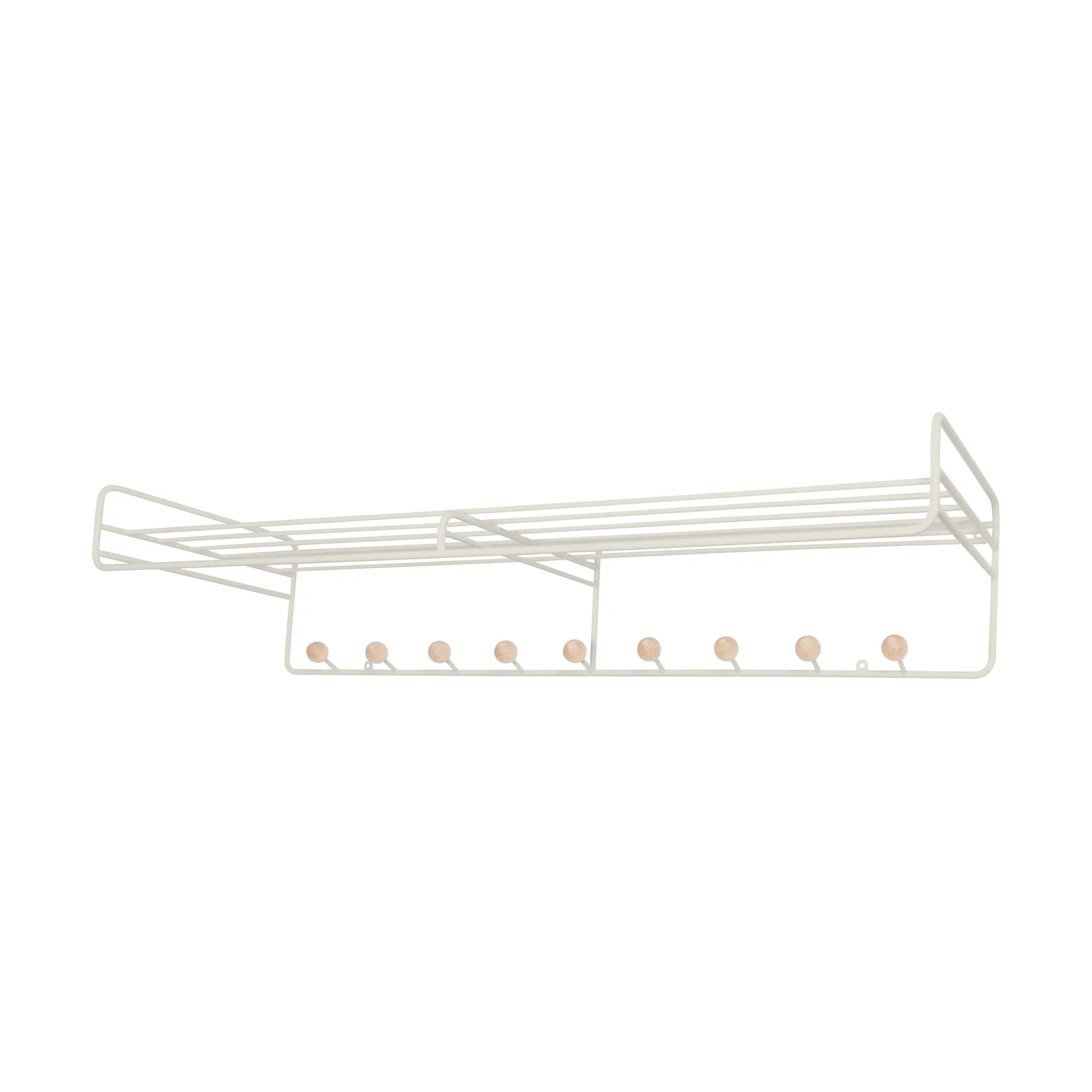 Bill Hat rack L hatthylla, Greige Maze