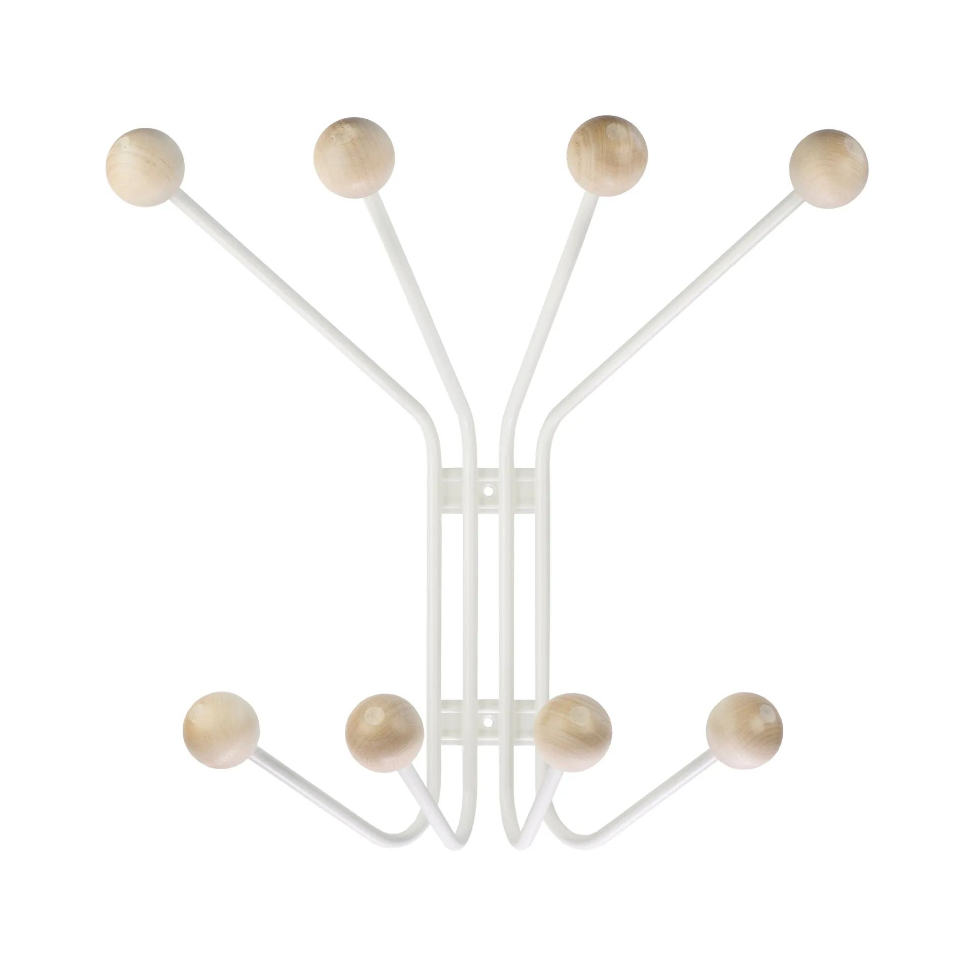 Bill S klädhängare, vit Maze