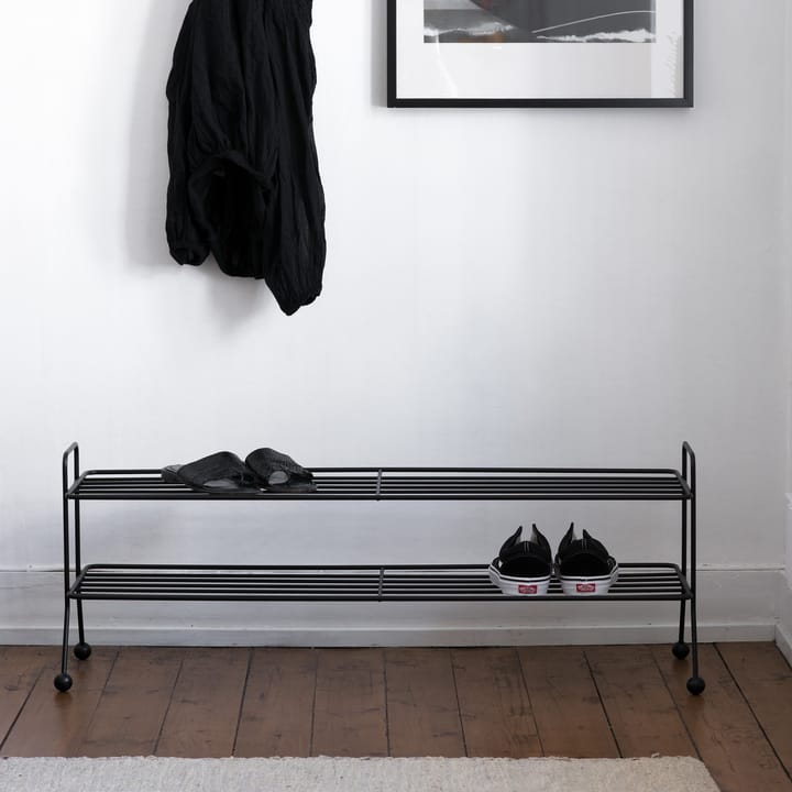 Bill Shoe Shelf L skohylla, grå Maze
