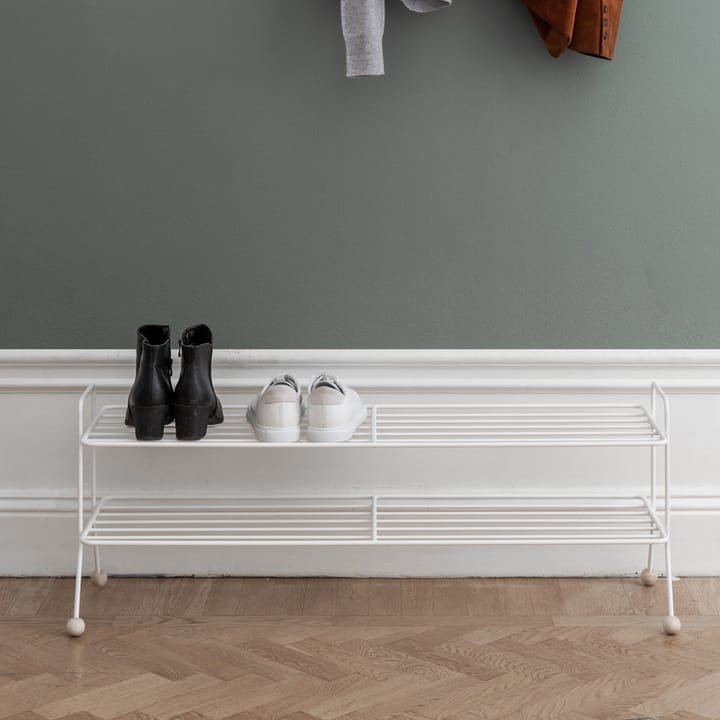 Bill Shoe Shelf L skohylla, grå Maze