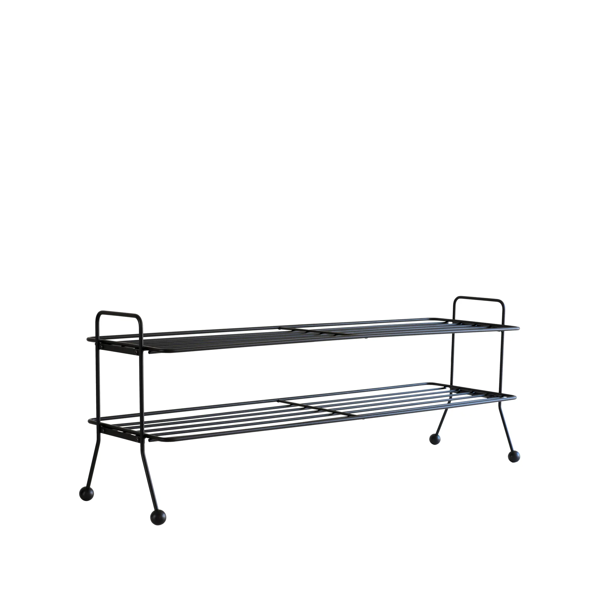 Bill Shoe Shelf L skohylla, svart Maze