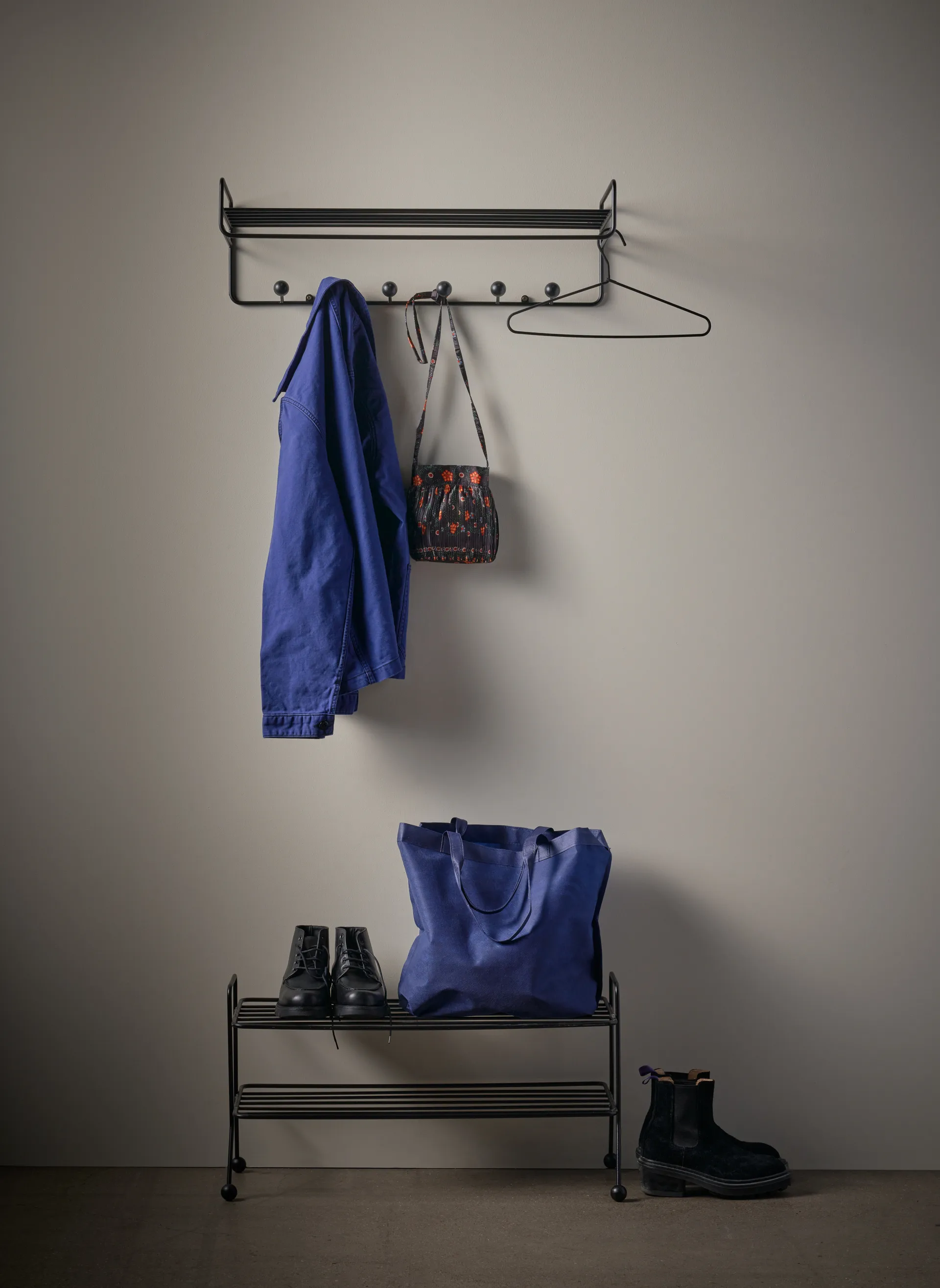 Bill Shoe Shelf, vit Maze