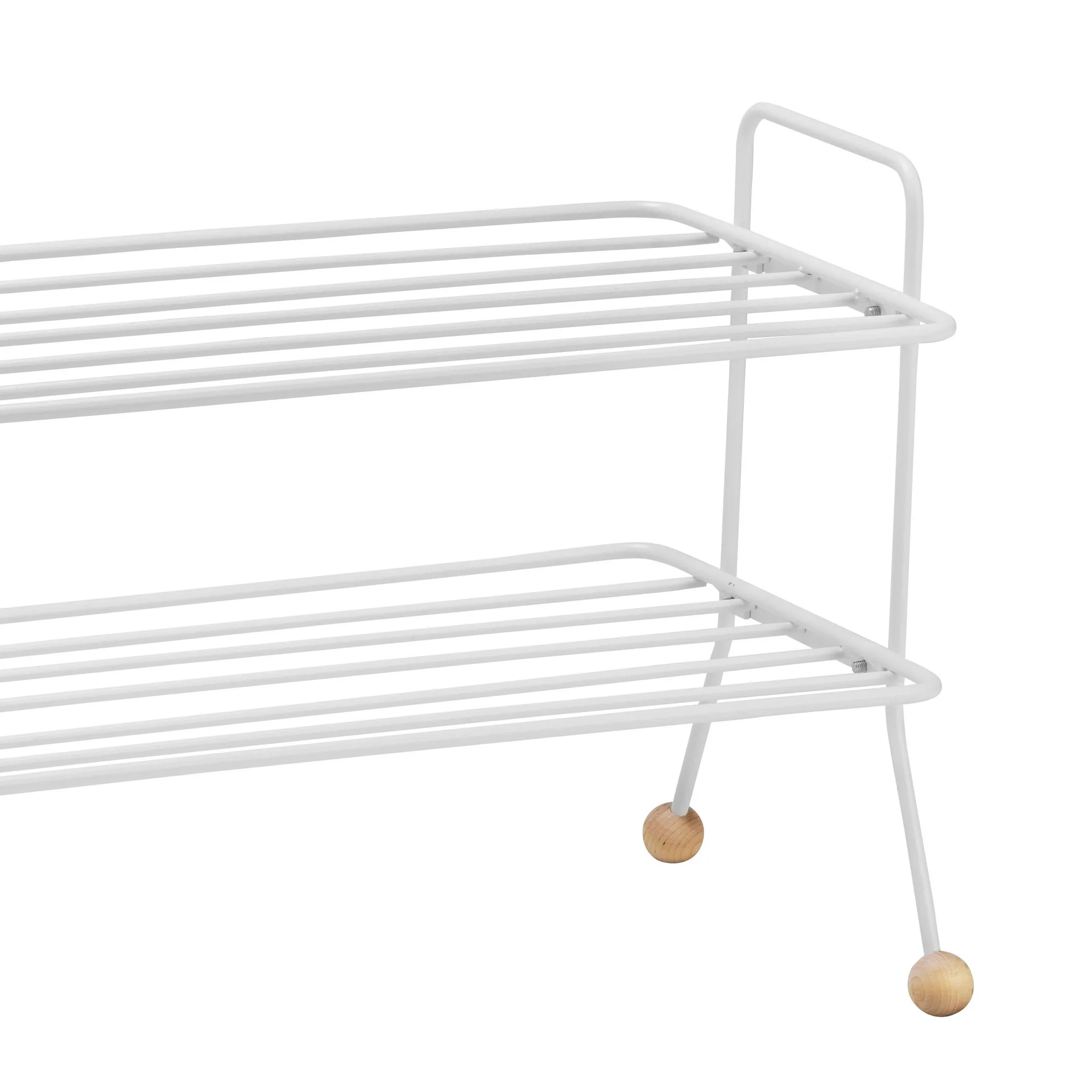 Bill Shoe Shelf, vit Maze