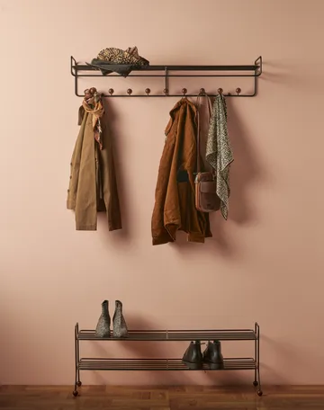 Bill skohylla L - Svart-mörkbrun - Maze