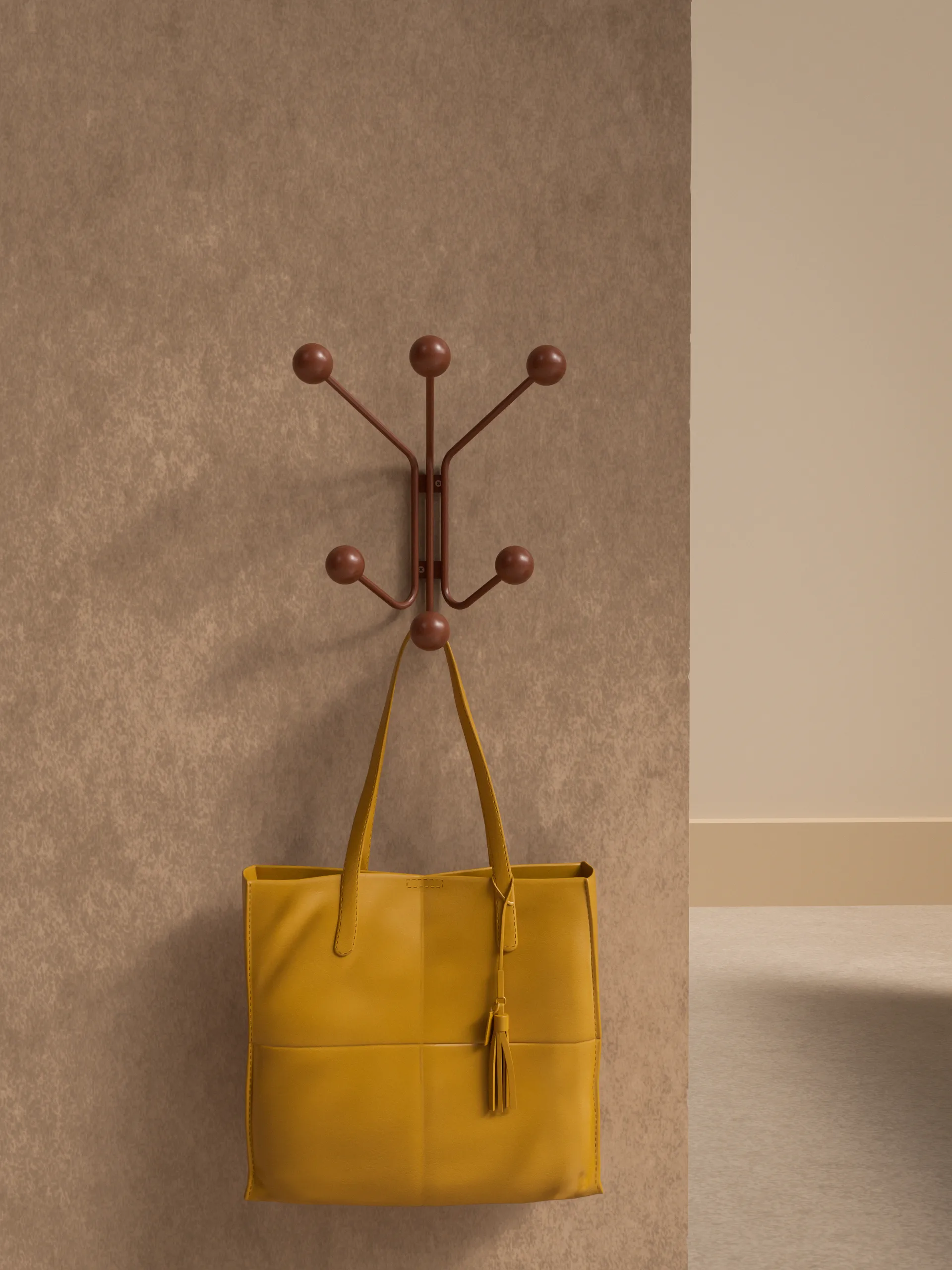 Bill XS klädhängare, Cinnamon Maze