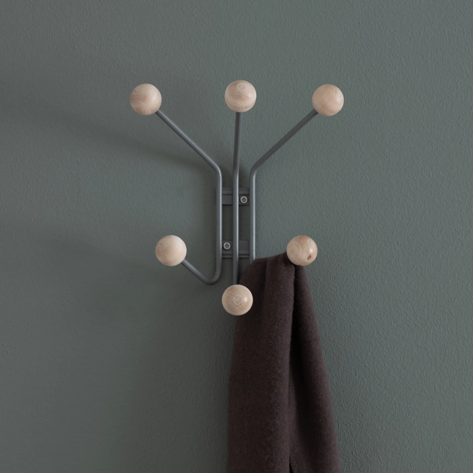 Bill XS klädhängare, grå Maze