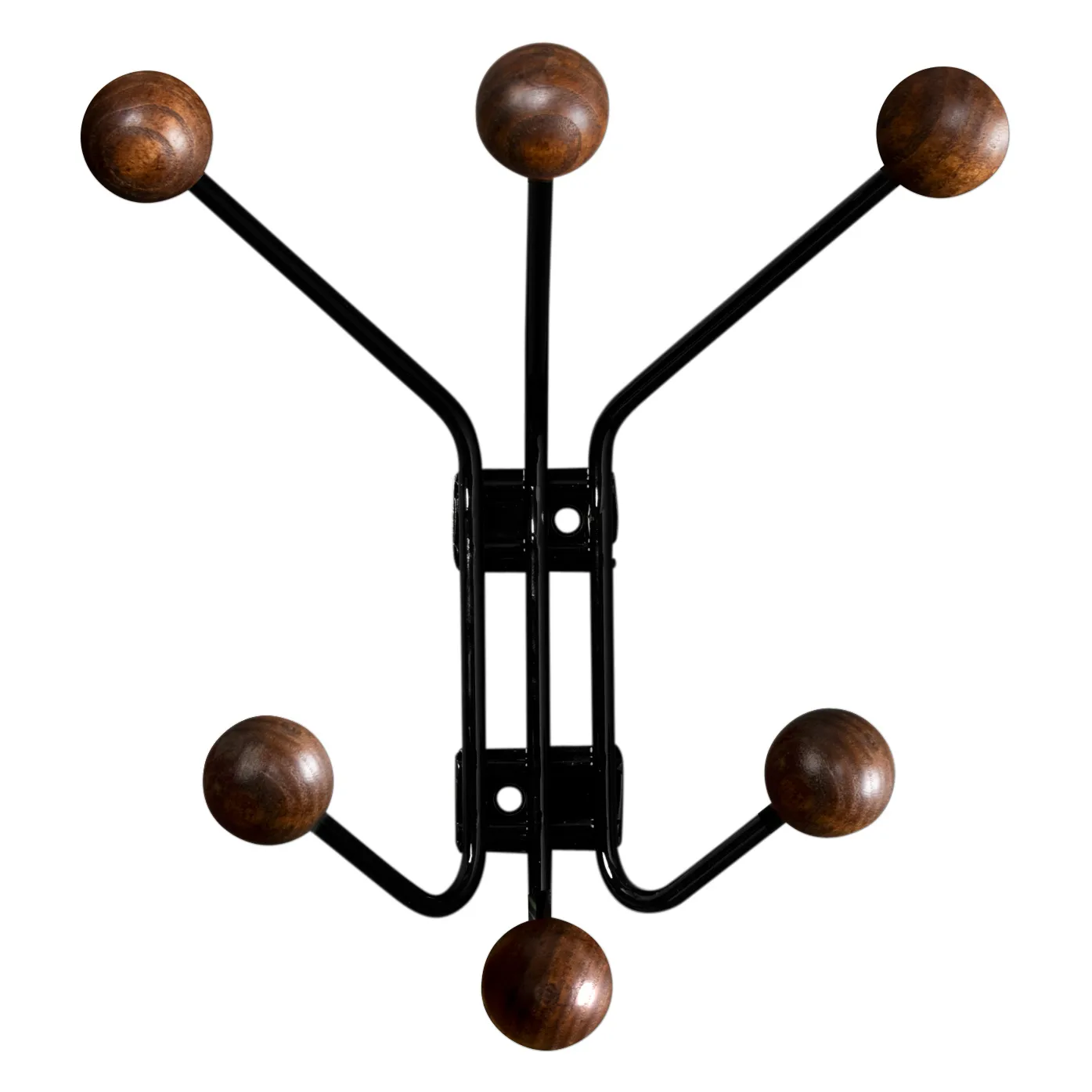 Bill XS klädhängare, Svart-mörkbrun Maze