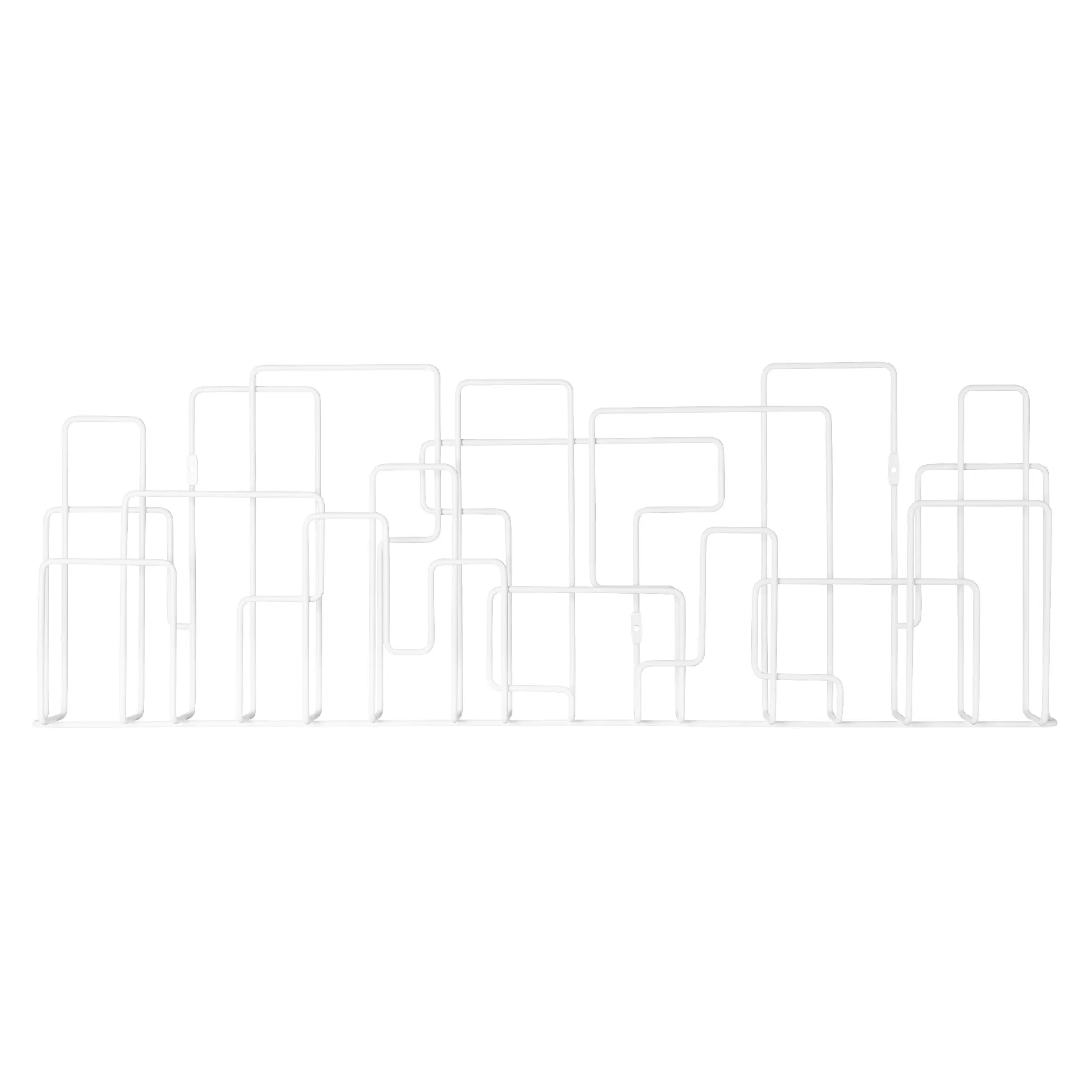 City Sunday tidningshylla, Vit Maze