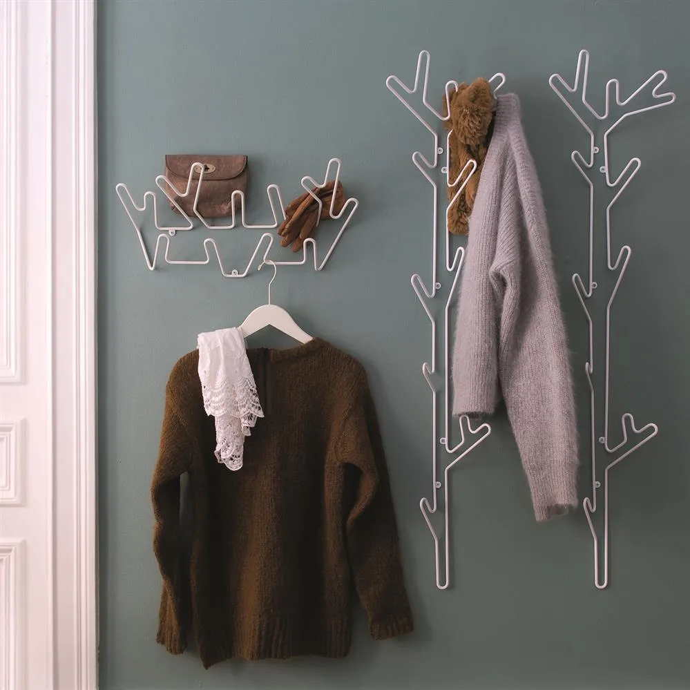 Crown hängare, vit Maze