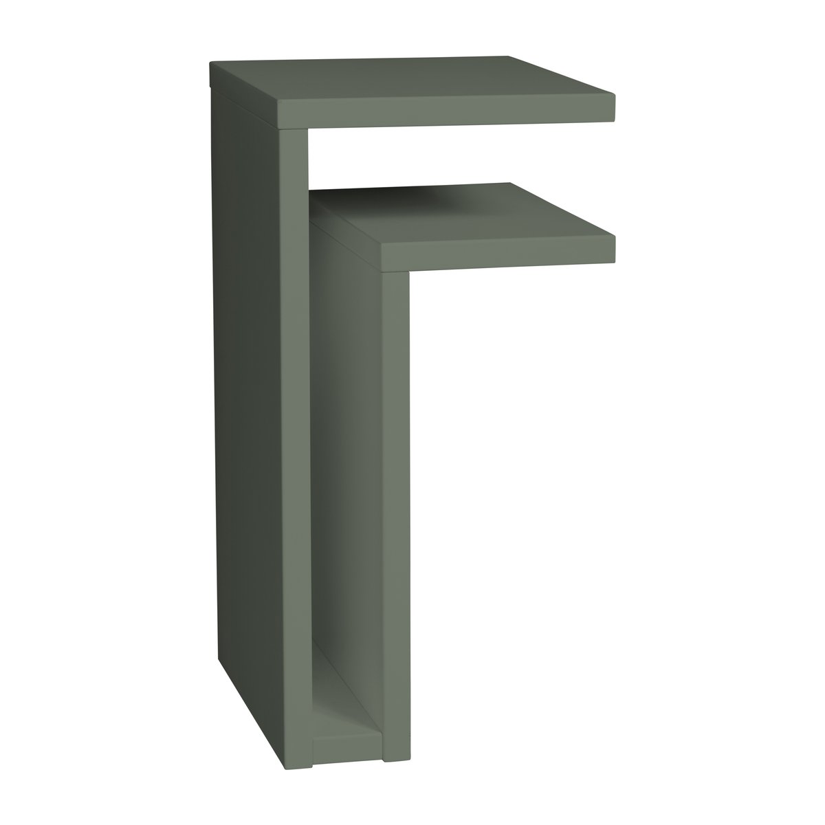 Maze F-shelf vägghylla green grey Hylla åt höger | Skandinavisk Design | Sängbord | Grön
