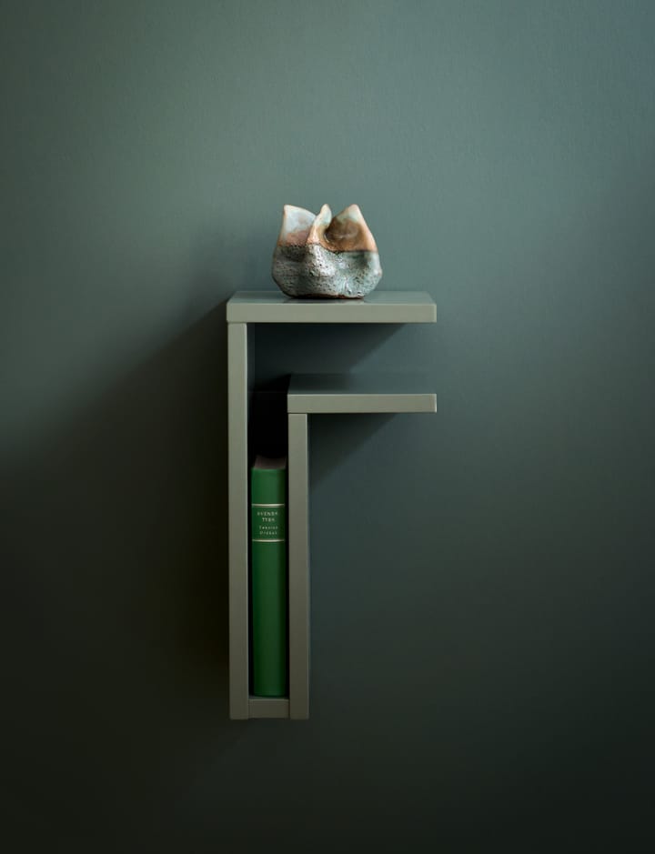 F-shelf vägghylla green grey - Hylla åt höger - Maze