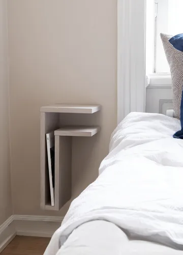 F-shelf vägghylla white oak höger + vänster 2 delar - Maze
