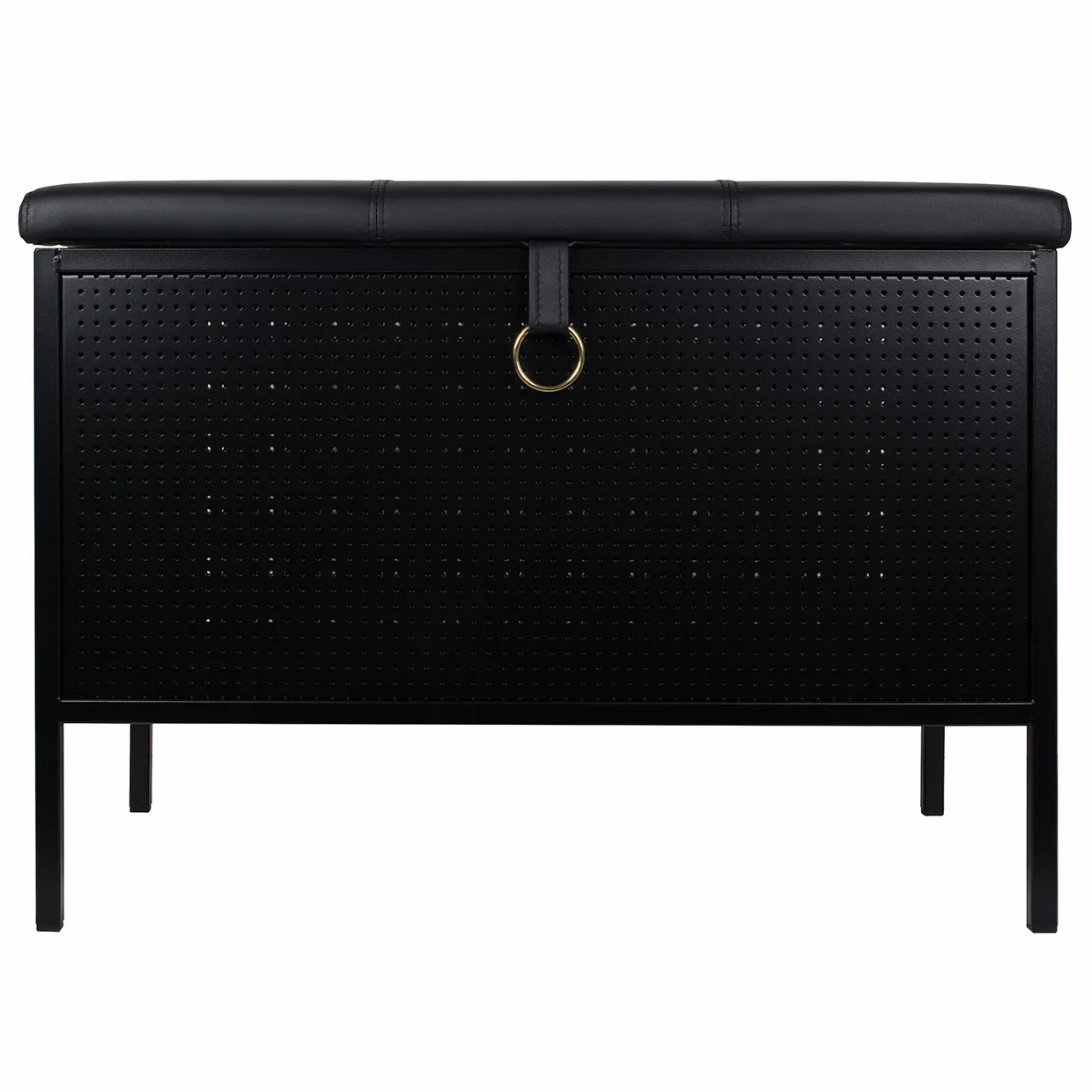 Frank förvaringsbänk, Svart Maze